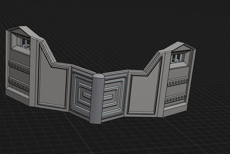 28mm Aegis defense walls