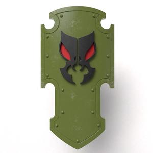 Mantis Warriors relic shield