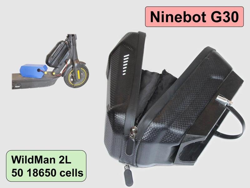 Ninebot G30 MAX - 2L WildMan bag mount