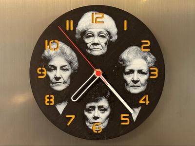 Wall/desk clock Golden Girls
