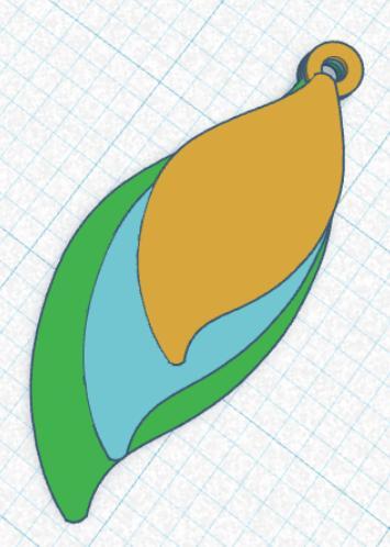 Triple Leaf Style Earrings