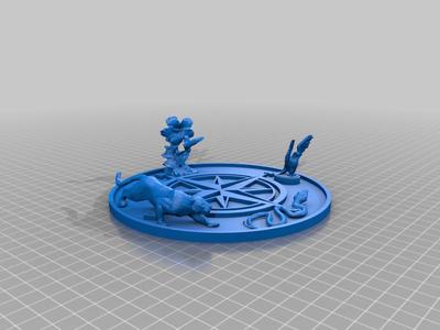 Shaman Compass With Animals