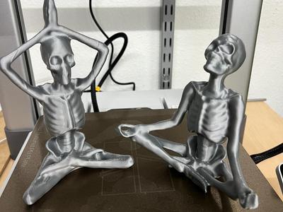 Skeletons Doing Yoga