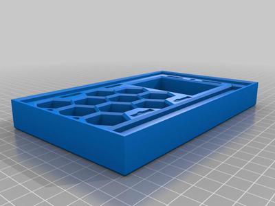 D&D Dice box 20x5x2 magnets