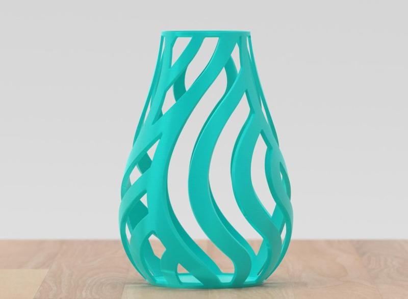 Wavy Lattice Vase
