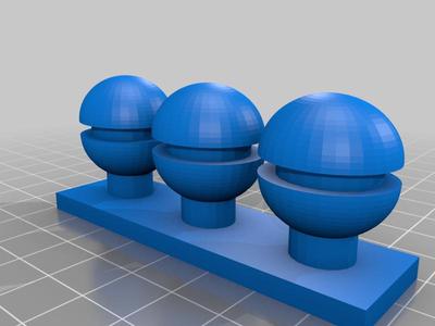 1/24 scale telephone pole insulators