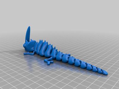 articulated horn lizard 