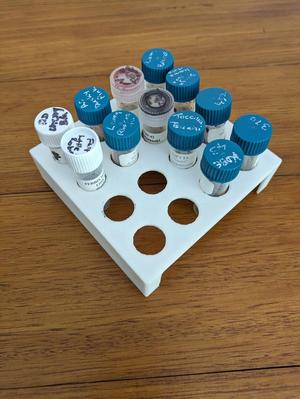 inktray for samples  (17mm holes)