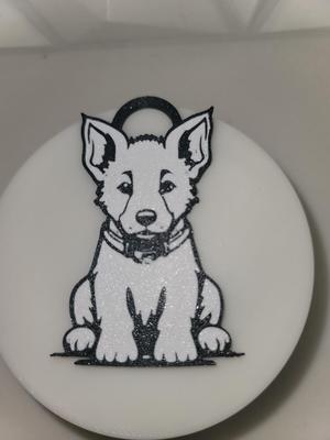 German Shepherd Keychain