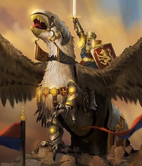 Royal Hippogryph Knight - TW: Whammer 3 - Brettonia