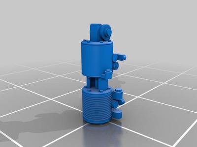 Steam Air Brake Compressor HO scale