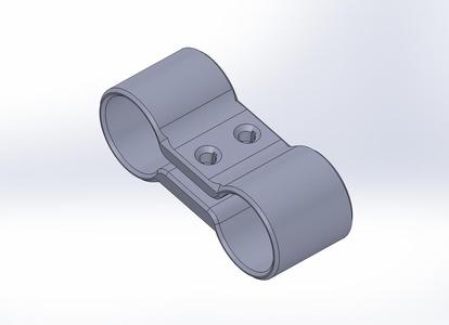 1" flashlight mount for 12 gauge shotguns