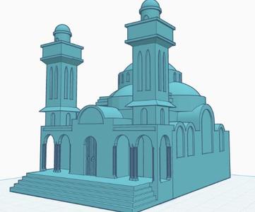 An old church converted into a mosque