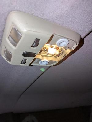 volvo 480 interior light fix 