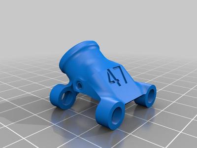 Wizz #6 Camera Mount - Runcam Racer Nano / Foxeer Predator Nano