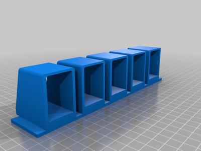 Glock 21 45 cal 5 mag rack - slice at 93% for 40 & 9 double stack