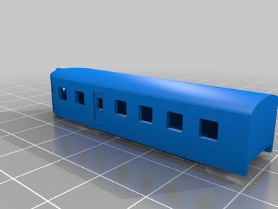 burlington zephyr 3d model 