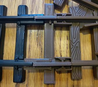 Bachmann to Newqida G gauge rail adapter