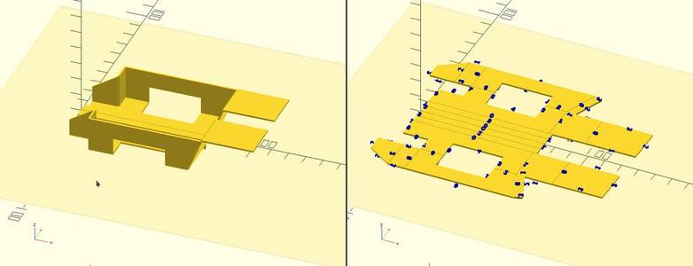 SCAD Folding Tool Library Inlay Slotcar