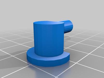 Shelve pin round