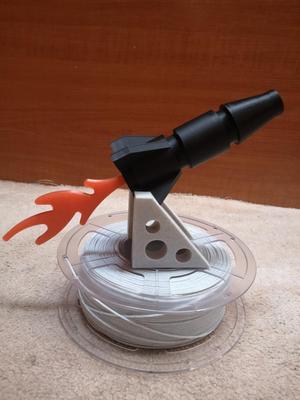 Lego Style Rocket with Holder