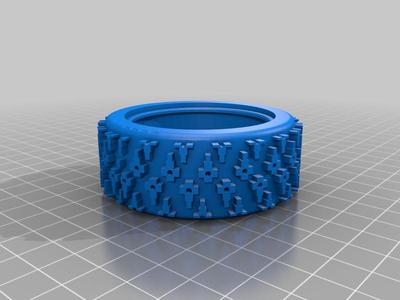 Tamiya style rally block tire