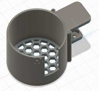 Railing Cupholder for Canoe and other railings