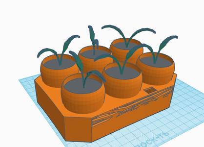 Pots for seedlings in the shape of eggs, standard 6 pieces rip by mcka3ax