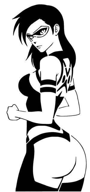 Girl stencil 130