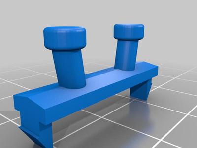 Cunho de amarração; Cleat