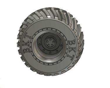 Monster Jam BKT wheel 