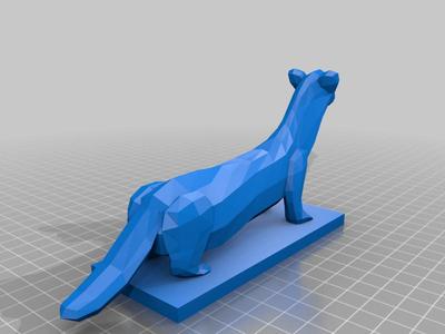 Low-Poly Ferret