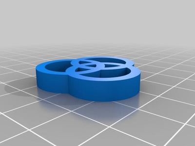 updated triple loop earring