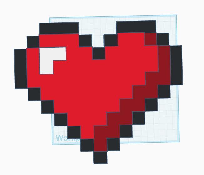 Zelda 8bit Heart HD (multi-parts) 