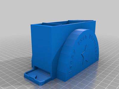 remix of  Happy 75th Birthday! mini desk organizer