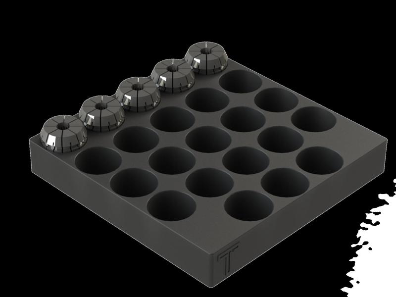 Holder for ER40 collets