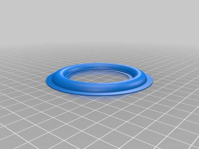 TPU printed speaker repair edge.(For 3 inch speakers.)