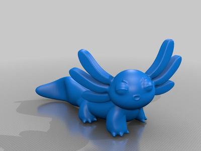 Cute axolotl