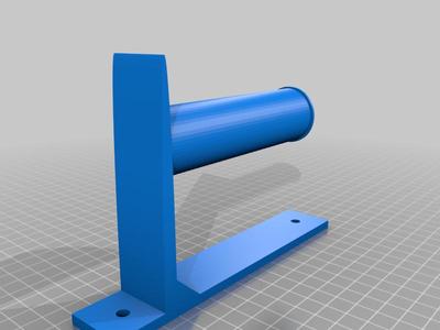 Toilet roll holder with Ikea Grundtal sized holes