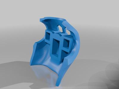 1/6 Scale 3DPrinted E.V.A. Action Figure 05 Chest back 2 with two wing holes