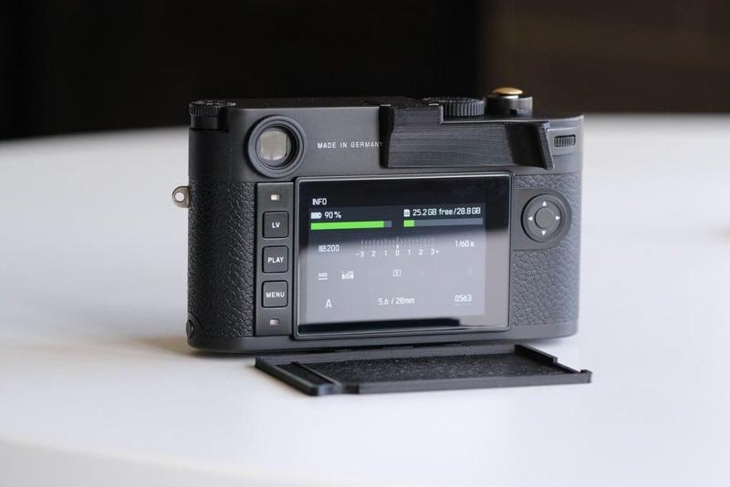 V4 flip cover for Leica M10 camera LCD - screen protector
