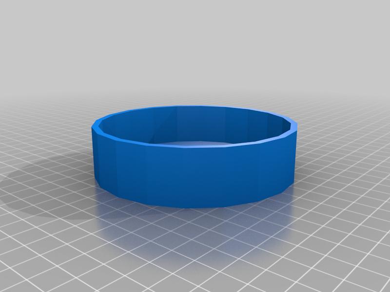 Blue circle key tray 1