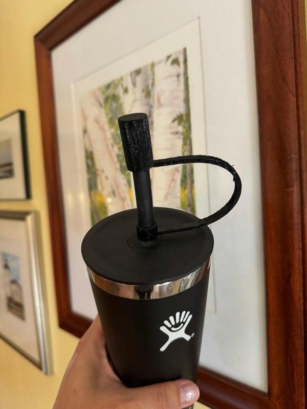 Hydroflask tumbler straw cap