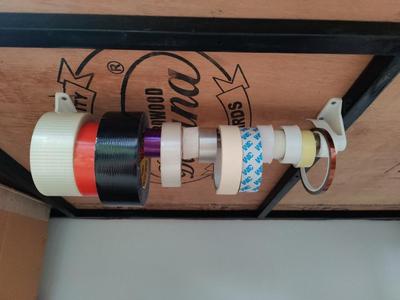 Under the table Tape Organizer 