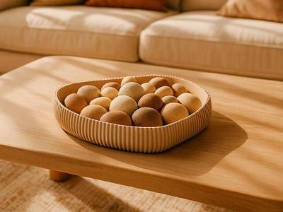 curved bowl / tray