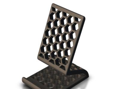 Hexagonal phone stand