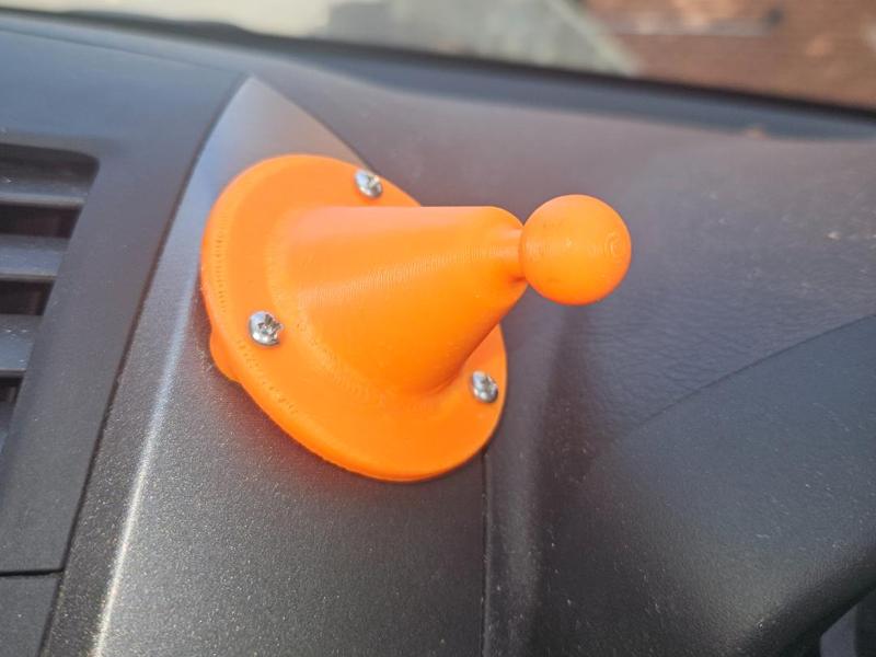 Mobile phone dash mount baseplate (fits Cabincrew)