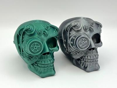 Steampunk Gear Skull