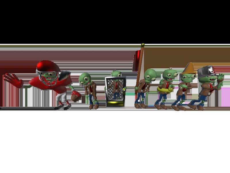 All my PVZ Zombie designs