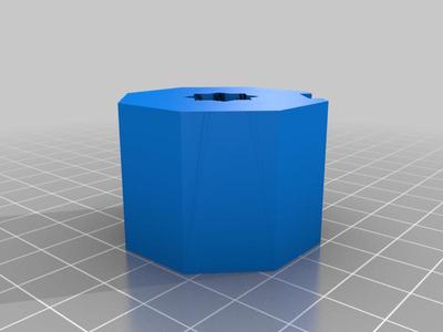 Rolle Shutter Motor adapter for motor (Rolladen Motor adapter - Motor seitig-Loch)
